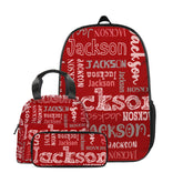 Customized Backpack with Personalized Name Text for Kids
